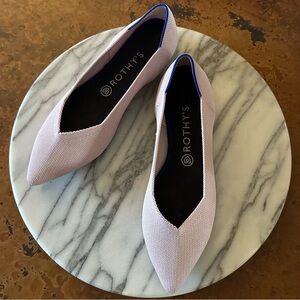 Rothy’s Petal Pink Pointed Toe Flats